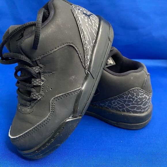 Jordan Flight Origin 2 BLACK Basketball Shoes for Toddler-Baby - Picture 4 of 16